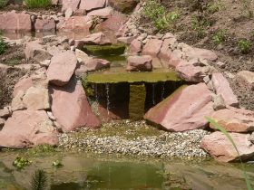 Wasserlauf Sandstein